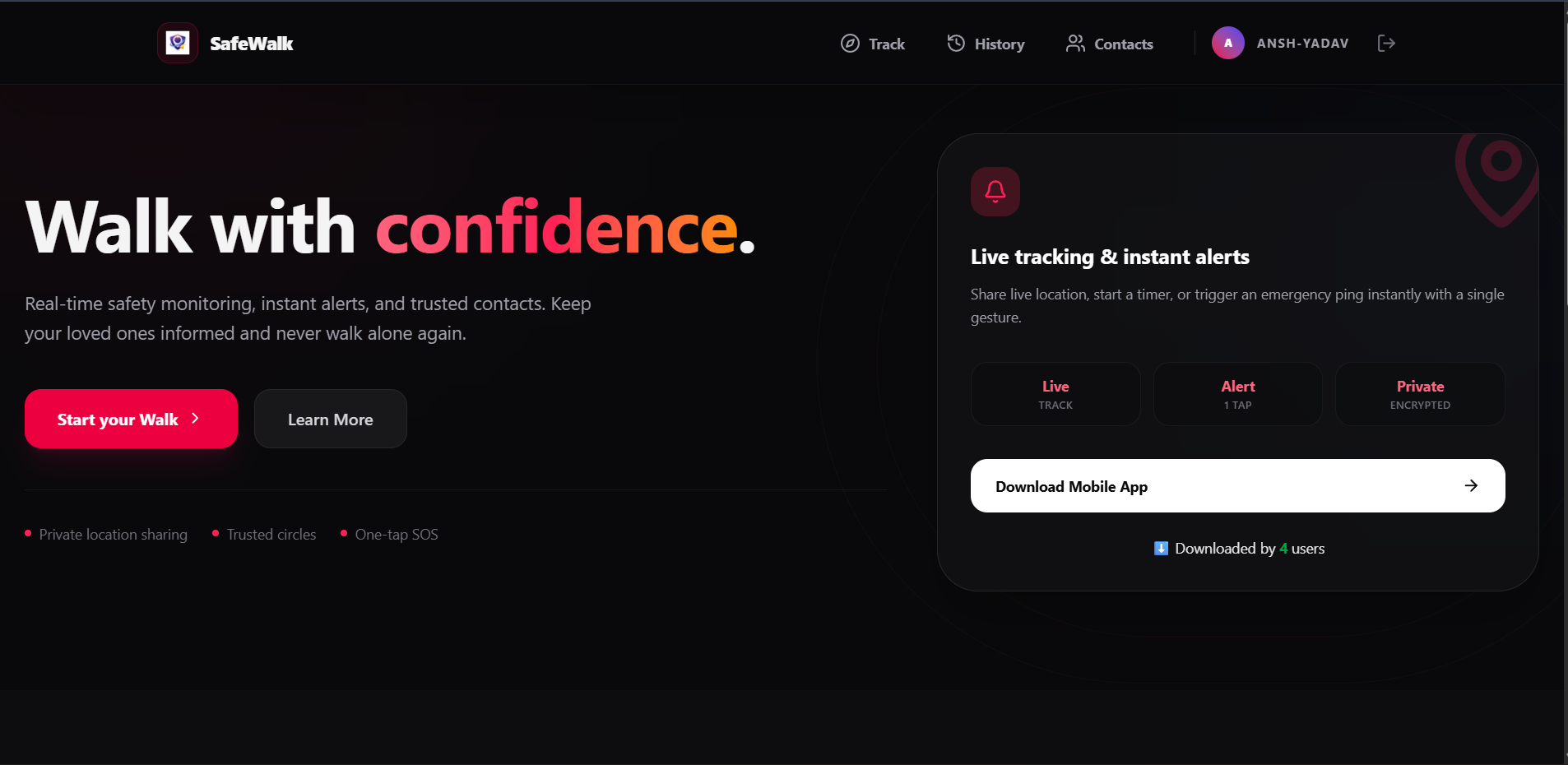 SafeWalk - Proactive Personal Safety